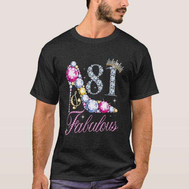 Camiseta 81 E Fabuloso 81 Anos Coroa de Diamante de Anivers (Frente)