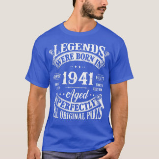 Camiseta 81st Birthday Tee Vintage Legends Born In 1941 81 