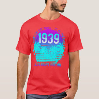 Camiseta 82º Aniversário de 1939 Vintage Aestética Sunset P