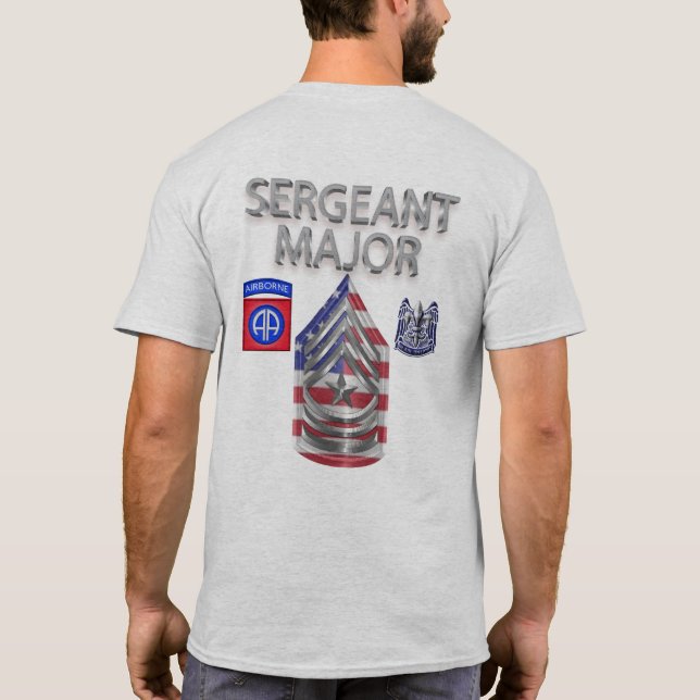Camiseta 82º Sargento-chefe da Divisão Aérea (Verso)