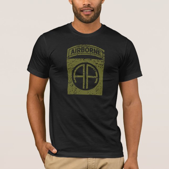 Camiseta 82.ª Divisão de Transportes Aéreos "Todos American (Frente)