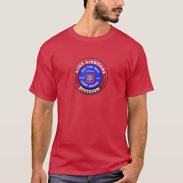 Camiseta 82.a Divisão de Voo e Design (Frente)