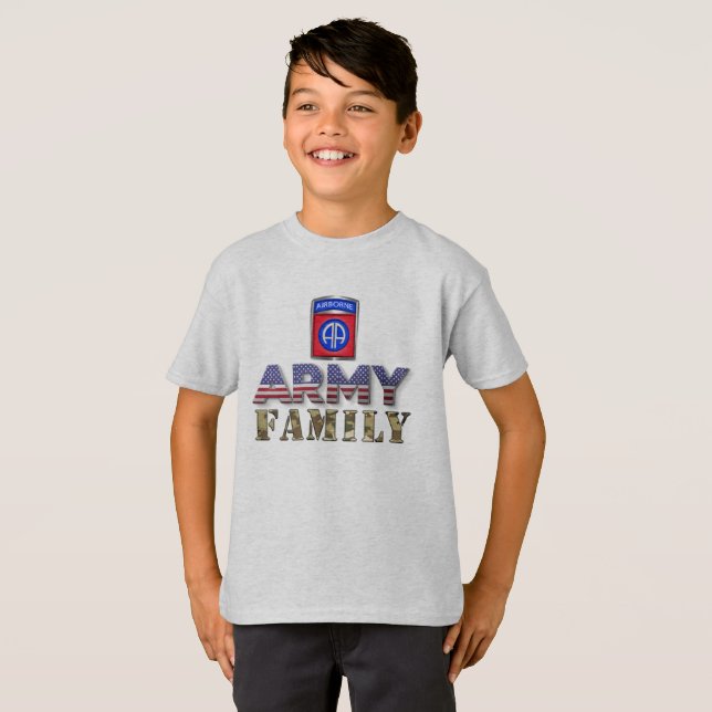 Camiseta 82.a família da divisão aérea (Frente Completa)