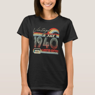 Camiseta 82.o Aniversário, julho de 1940 Vintage Cassette 1