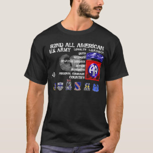 Camiseta 82nd Toda americano