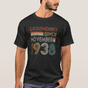 Camiseta 83º Aniversário Oferece Legenda De 83 Anos Desde