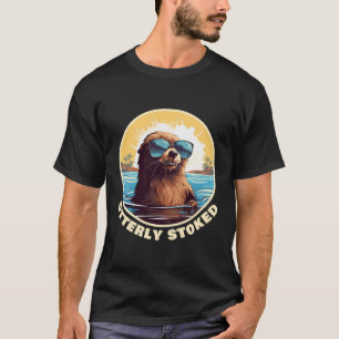Camiseta 841 Surfing Otter 841 Otterly Stoked California Ot