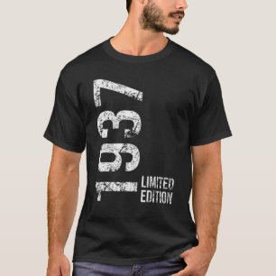 Camiseta 85. º aniversário 85 anos Mulher masculina Retro V