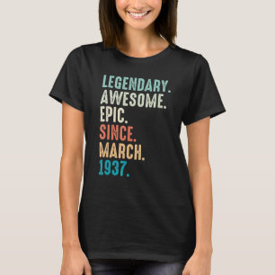 Camiseta 85 Anos De Idade, Espetacular Epic Desde Março De