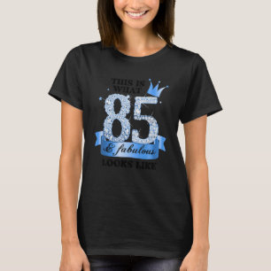 Camiseta 85 e fabuloso I Blue White Party Group Candid Phot