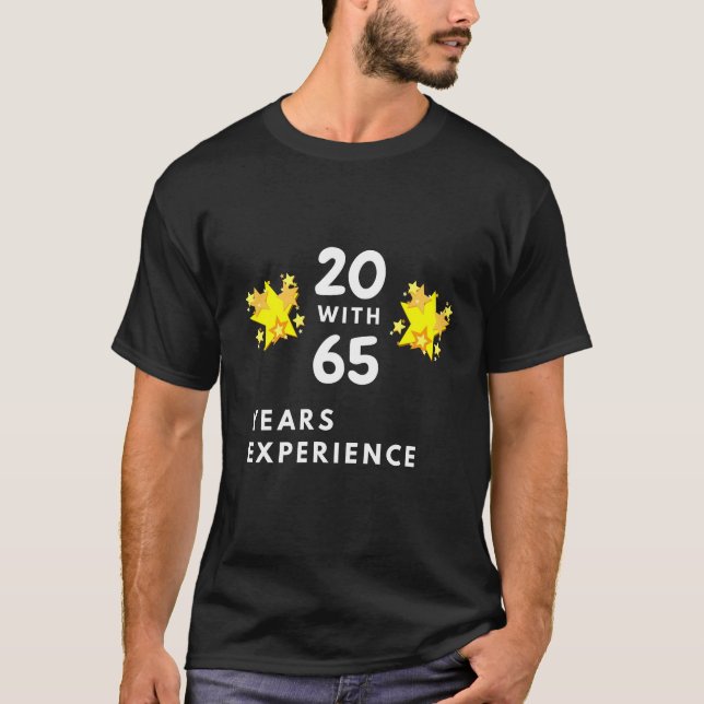 Camiseta 85 Ideia de presente de aniversário para vovó/vovô (Frente)
