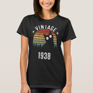 Camiseta 85.o aniversário Vintage 1938 85 anos