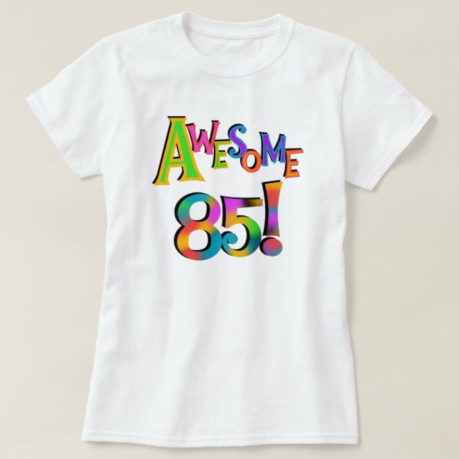 Camiseta 85 t-shirt e presentes impressionantes do (Frente do Design)