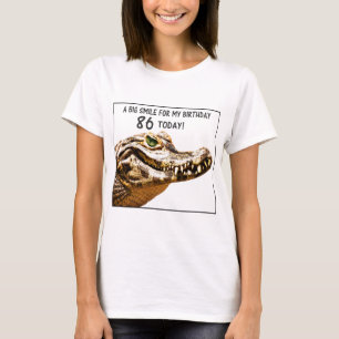 Camiseta 86º Aniversário do Alligator Smile