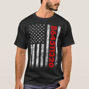 Camiseta 864511320 Anti Vote Out Trump USA Flag