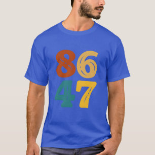 Camiseta 8647 Antirump 80s Rock Estilo Retro Vintage amigo