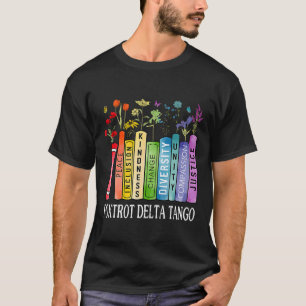 Camiseta 8647 Foxtrots Tangos Deltas Flor Resistente Boo