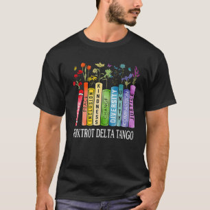 Camiseta 8647 Foxtrots Tangos Deltas Flor Resistente Boo