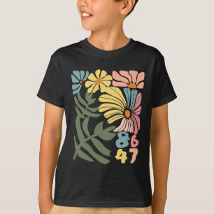 Camiseta 8647 Resistir Sutil Floral Foxtrot Delta Tango Pro