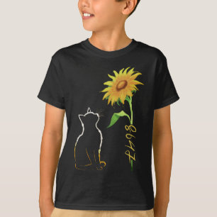 Camiseta 8647 Sutil Anti Trump 86 47 Gato Girassol Floral 