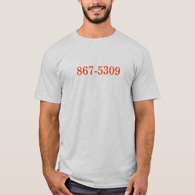 CAMISETA 867-5309 (Frente)
