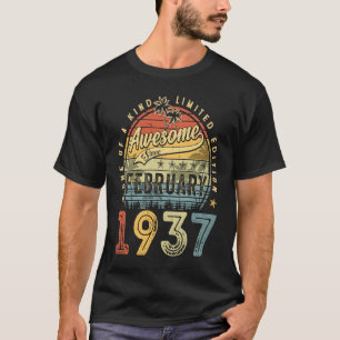 Camiseta 86.º aniversário incrível desde fevereiro de 1937