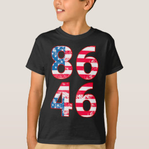 Camiseta 86 46 Anti-Biden Pro Trump Patriótico
