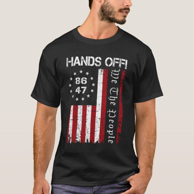 Camiseta 86 47 8647 Protesto Salvar Democracia (Frente)