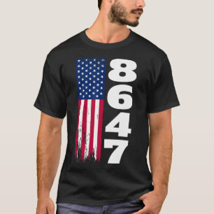 Camiseta 86 47 8647 Sutil Anti Trump 1