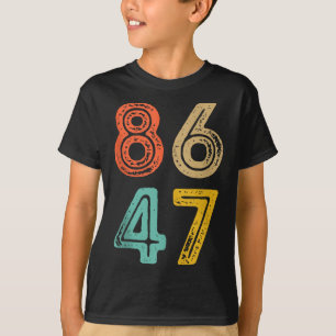 Camiseta 86 47 Anti Trump Impeça Trump 2024 Impeachment Tru