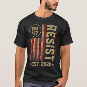 Camiseta 86 47 Anti-Trump Resist Impeach Trump Impeach 47 U