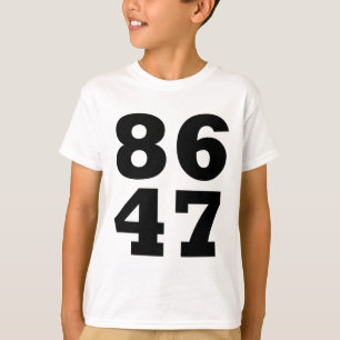 Camiseta 86 47 Anti-trump Sutil Anti Trump 8647 _1