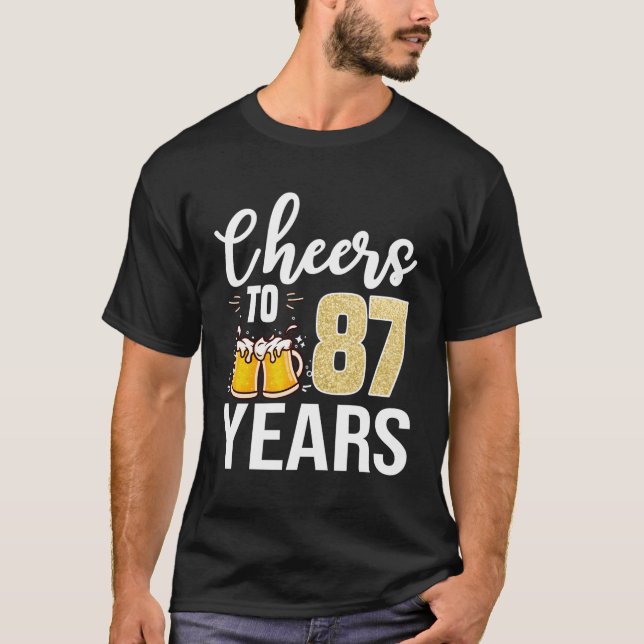 Camiseta 87º Aplausos Para 87 Cerveja (Frente)