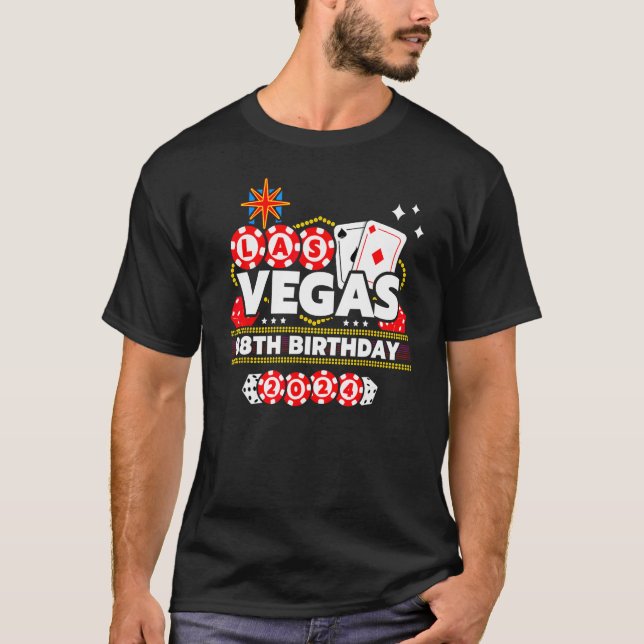 Camiseta 88º aniversário de Vegas - aniversário de Vegas -  (Frente)