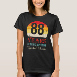 Camiseta 88 Anos De Espantoso 88º Aniversário