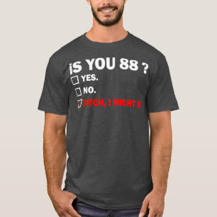 Camiseta 88 anos e 88 anos