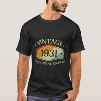 Camiseta 89 Anos De Idade 89º Aniversário Presente 1931 Qua