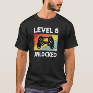 Camiseta 8.º Aniversário 8 Anos