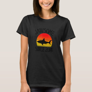 Camiseta 8.º aniversário do Jawsome desde 2014