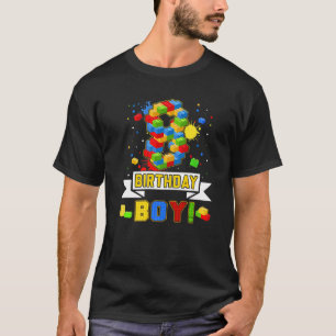 Camiseta 8.º aniversário do Master Builder 8 anos