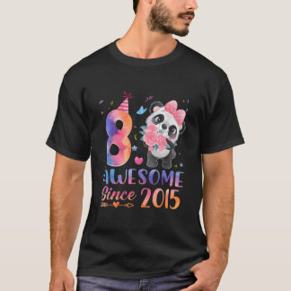 Camiseta 8 8º Panda Incrível Desde 2015