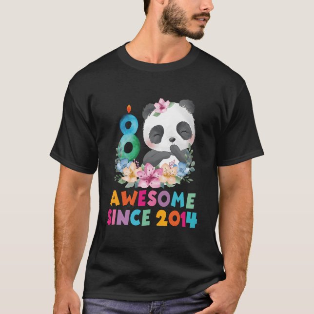Camiseta 8 8º Panda Unicórnio Py (Frente)