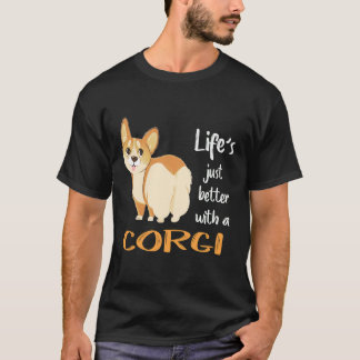 Camiseta 8 A Vida é Só Melhor Com Um Corgi