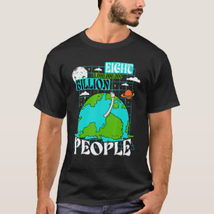 Camiseta 8 bilhões de Pessoas na população mundial 2022
