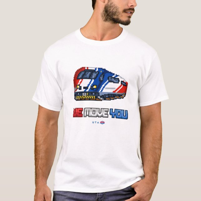 Camiseta 8-bit We Move You FrontRunner (Frente)