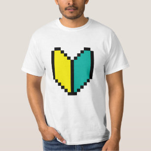 Camiseta 8 Bits Pixel Wakaba / Shoshinsha Mark
