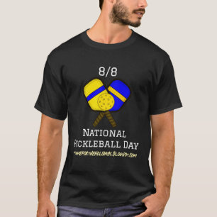 Camiseta 8 de agosto é o Dia Nacional do Pickleball