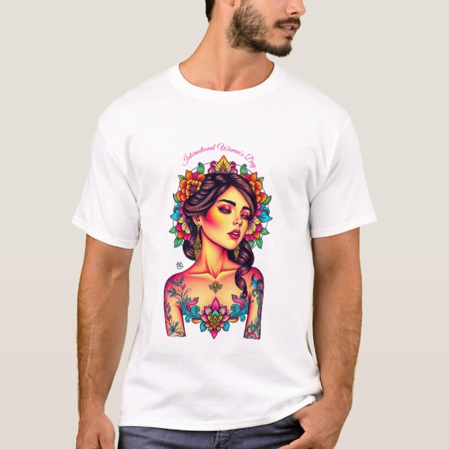 Camiseta 8 de março Dia Internacional da Mulher (Frente)