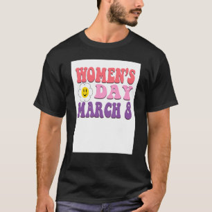 Camiseta 8 de março Feminismo no Dia das Mulheres Igualdade