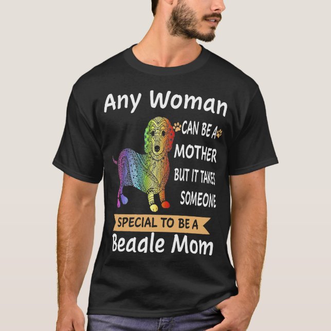 Camiseta 8 Especial para ser uma mãe Beagle (Frente)